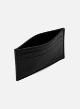 Porta Cartão em Couro Preto